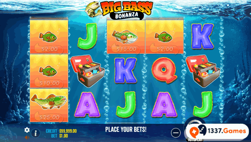 Big Bass Bonanza slot at non-GamStop sites