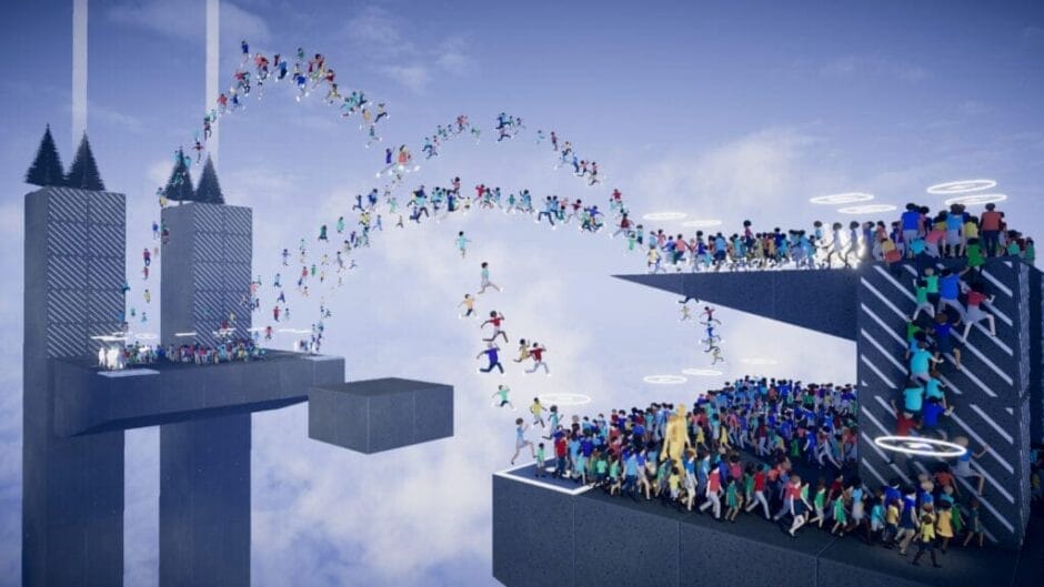 Bizzare game Humanity laat je puzzelen met grote groepen mensen